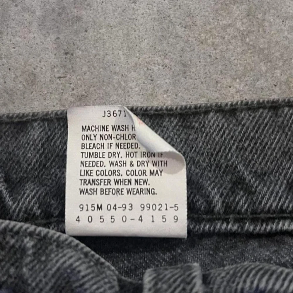 Vintage Levi's 550 Orange Tab Jorts - April 1993 Made in USA 33x30